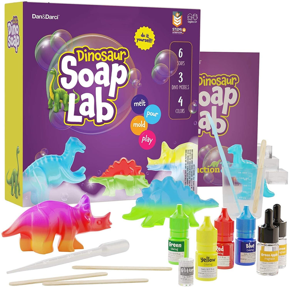 Dino Soap Making Kit for Kids by Surreal Brands (ONLINE ORDER ONLY)