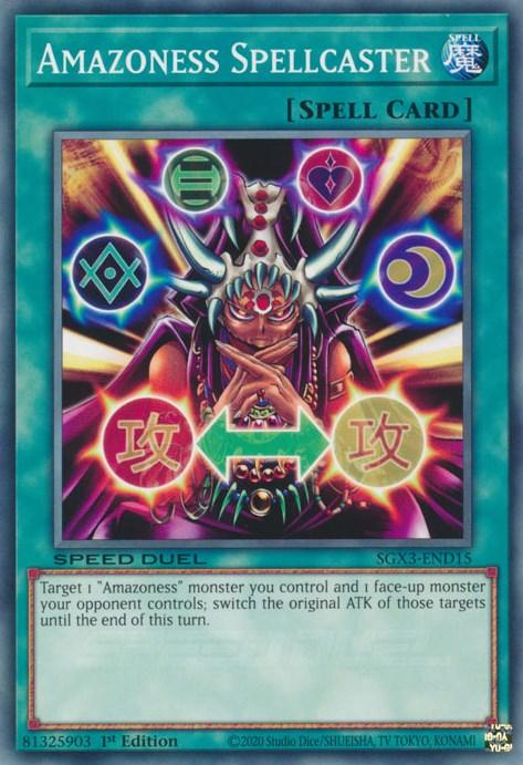 Amazoness Spellcaster [SGX3-END15] Common (ONLINE ORDER ONLY)