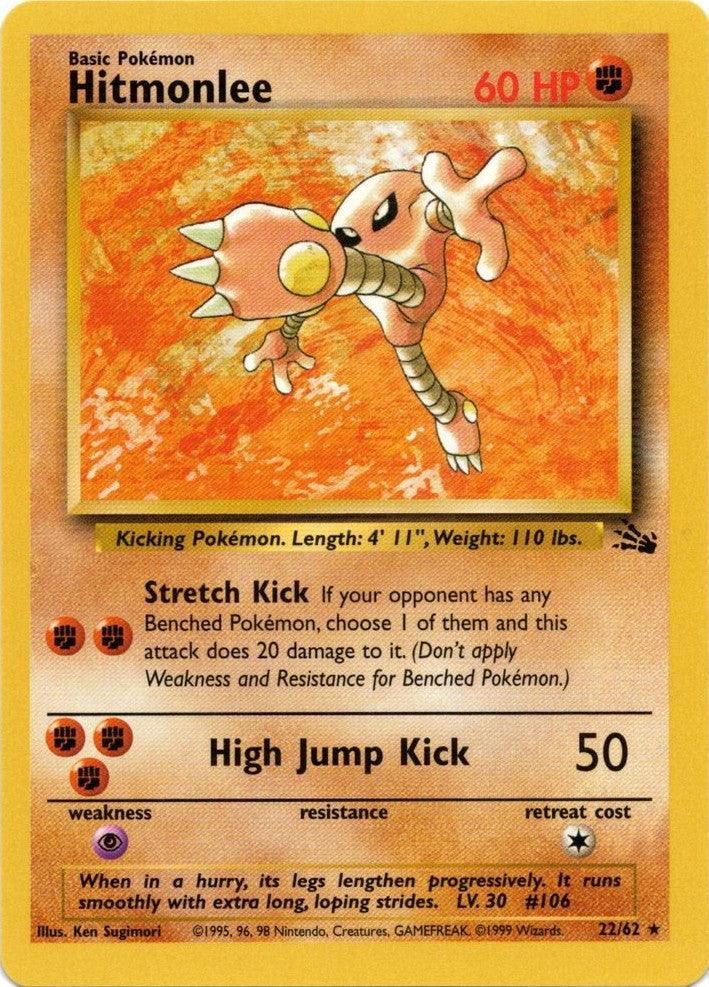 Hitmonlee (22/62) [Fossil Unlimited] (Online Only)