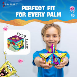 SHASHIBO Magnetic Puzzle Cube: Spongebob Squarepants - Beach Buddies (ONLINE ORDER ONLY)