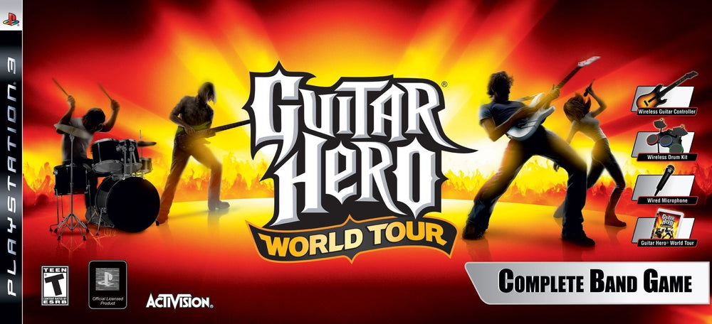 Guitar Hero World Tour Band Kit (Playstation 3) (Online Order Only)