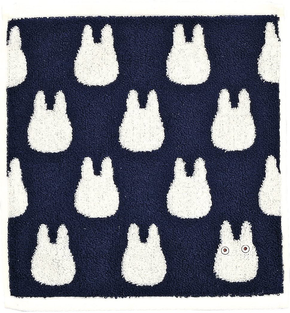 Studio Ghibli Silhouette Series (Wash Towel) My Neighbor Totoro Marushin Silhouette Towel Series Dark Blue (ONLINE ORDER ONLY)