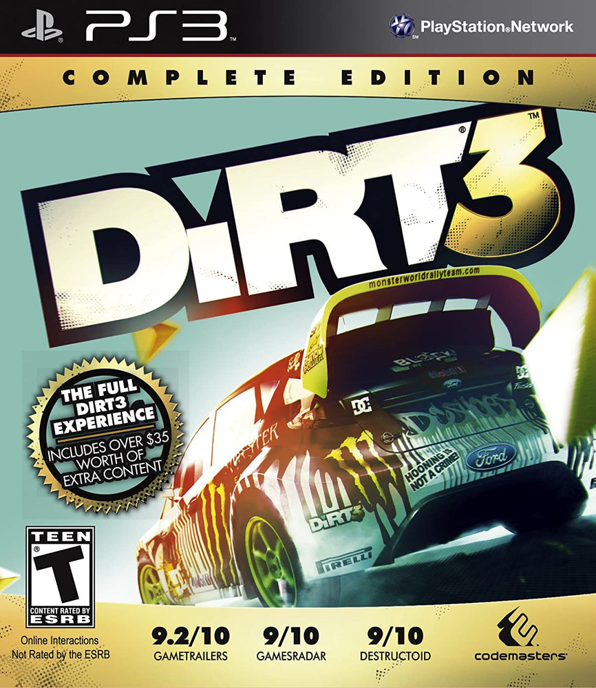 DiRT 3: Complete Edition (Playstation 3) (Online Order Only)