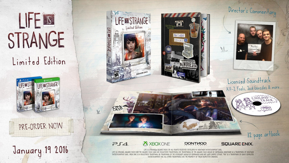 Life Is Strange Limited Edition (Playstation 4) (Online Order Only)