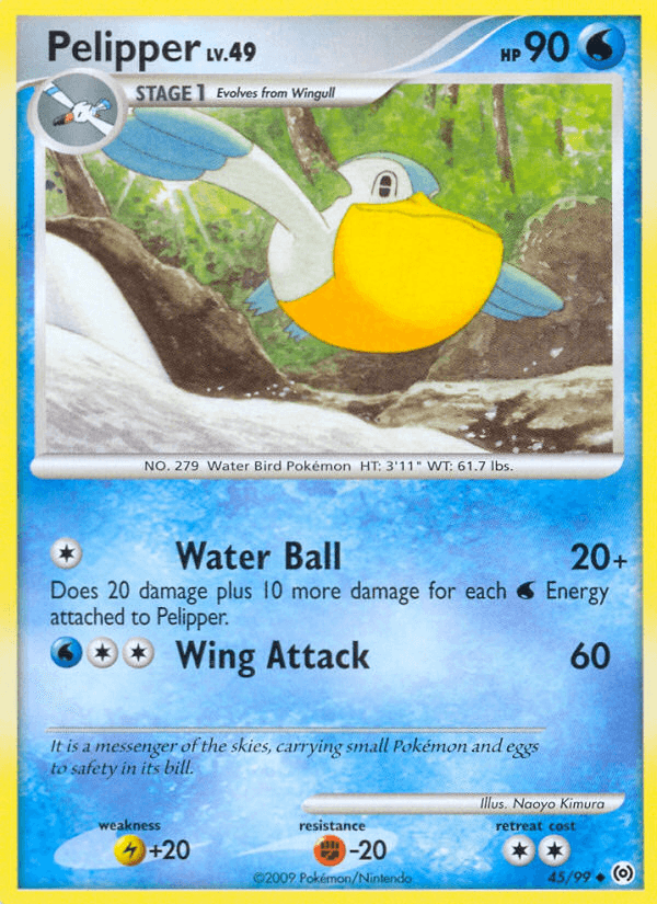 Pelipper (45/99) [Platinum: Arceus] (Online Only)