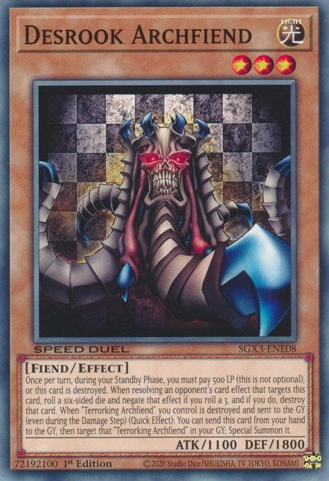 Desrook Archfiend [SGX3-ENE08] Common (ONLINE ORDER ONLY)