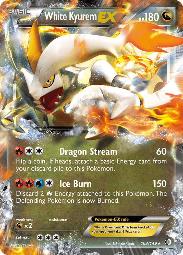 White Kyurem EX (103/149) [Black & White: Boundaries Crossed] (Online Only)
