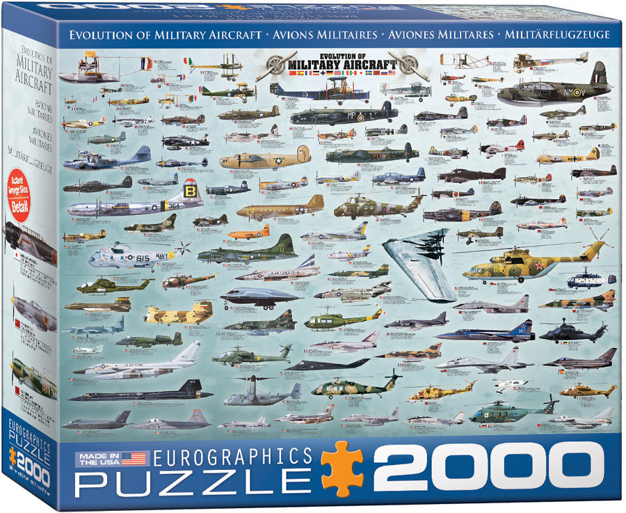 Puzzle: The BIG Puzzle Collection - Evolution of Military Aircraft (ONLINE ORDER ONLY)
