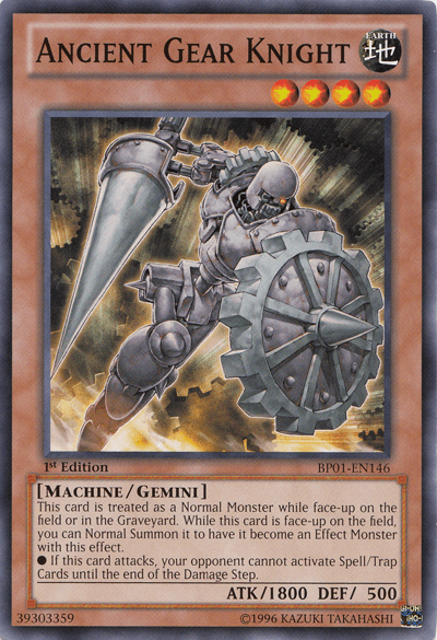 Ancient Gear Knight [BP01-EN146] Common (ONLINE ORDER ONLY)