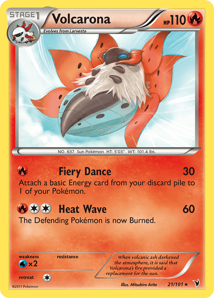 Volcarona (21/101) [Black & White: Noble Victories] (Online Only)