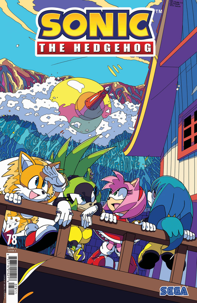 Sonic The Hedgehog #78 Cover A (Fonseca) (Online Order Only)