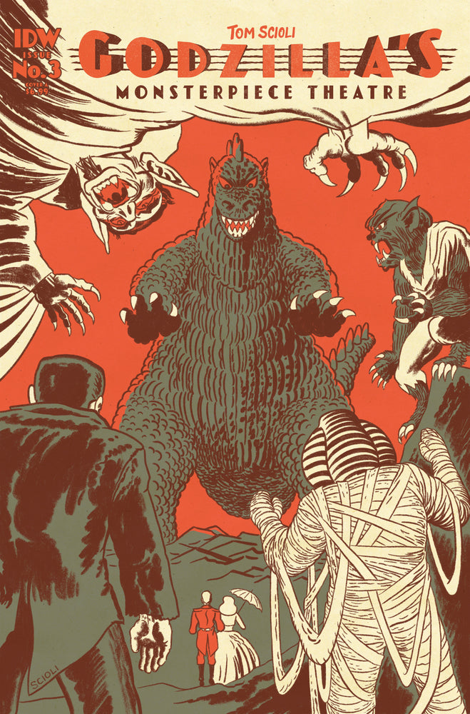 Godzilla’S Monsterpiece Theatre #3 Cover A (Scioli) (Online Order Only)