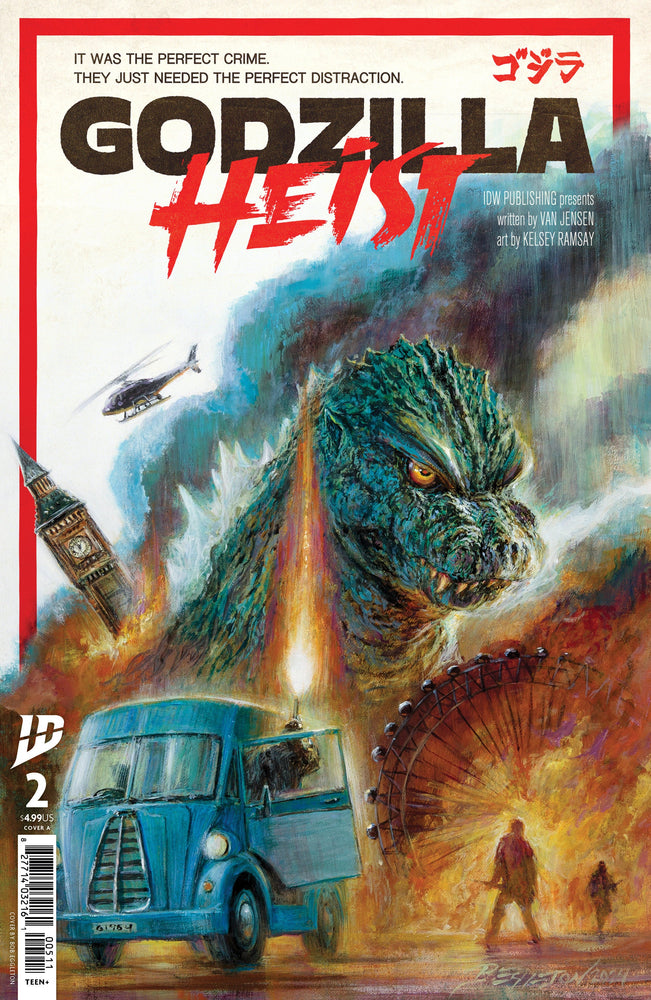Godzilla: Heist #2 Cover A (Eggleton) (Online Order Only)