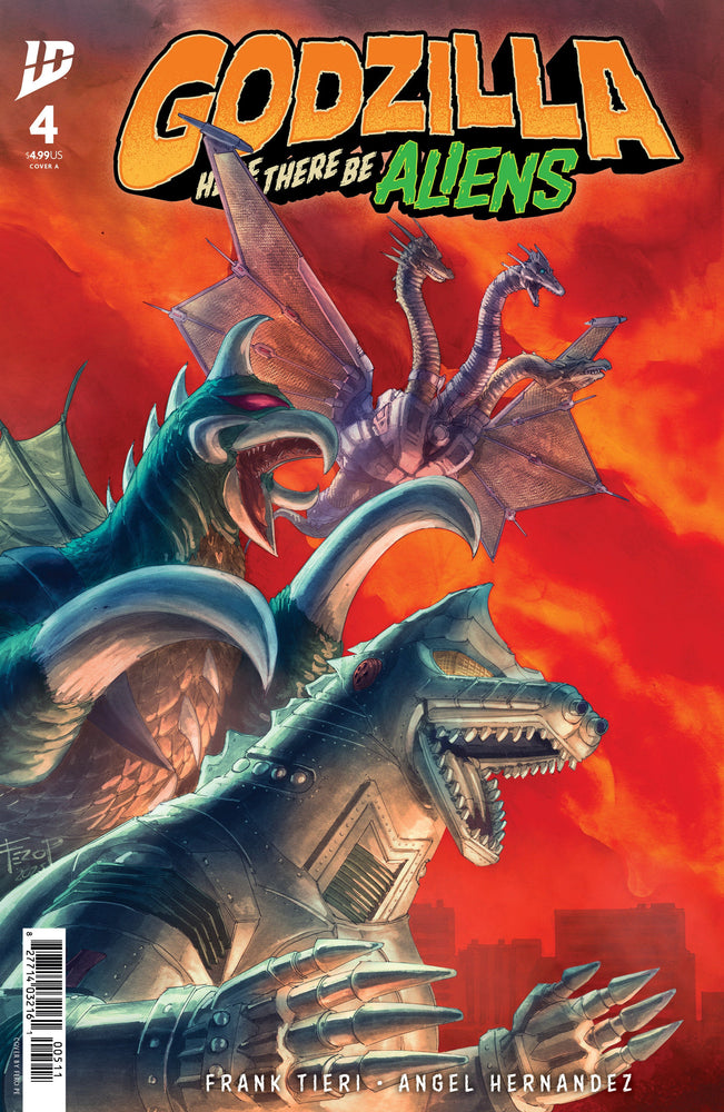 Godzilla: Here There Be Aliens #4 Cover A (Pe) (ONLINE ORDER ONLY)