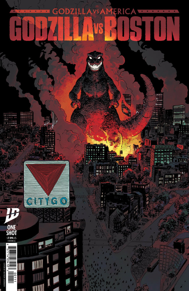 Godzilla vs. America: Boston Cover A (Sherman) (ONLINE ORDER ONLY)