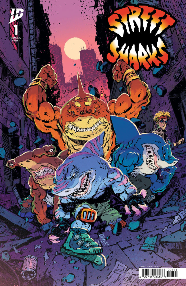 Street Sharks #1 Variant B (Corona) (ONLINE ORDER ONLY)