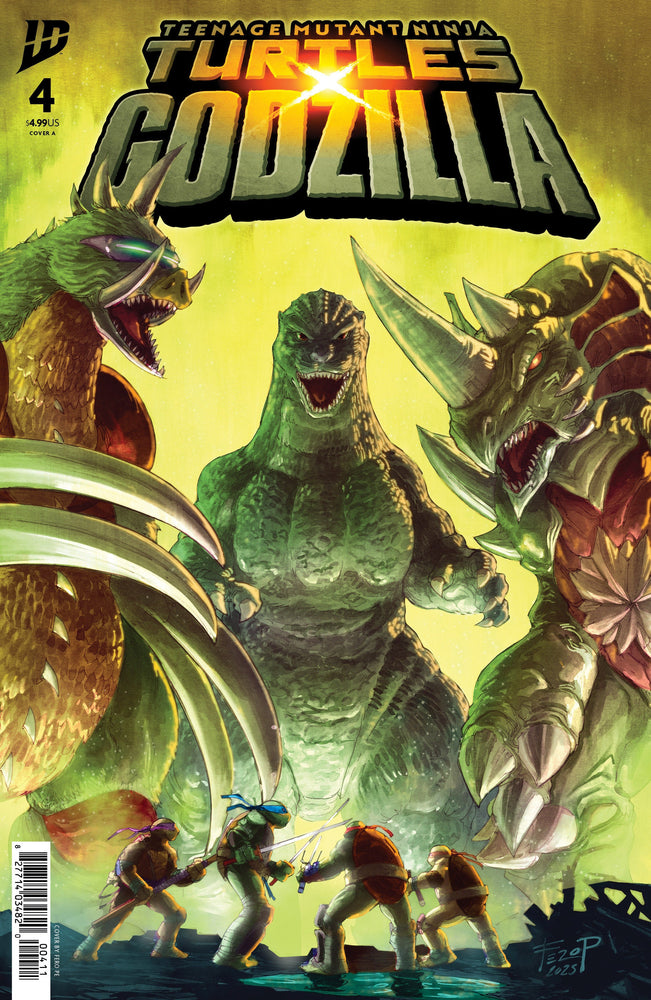 Teenage Mutant Ninja Turtles X Godzilla #4 Cover A (Pe) (ONLINE ORDER ONLY)