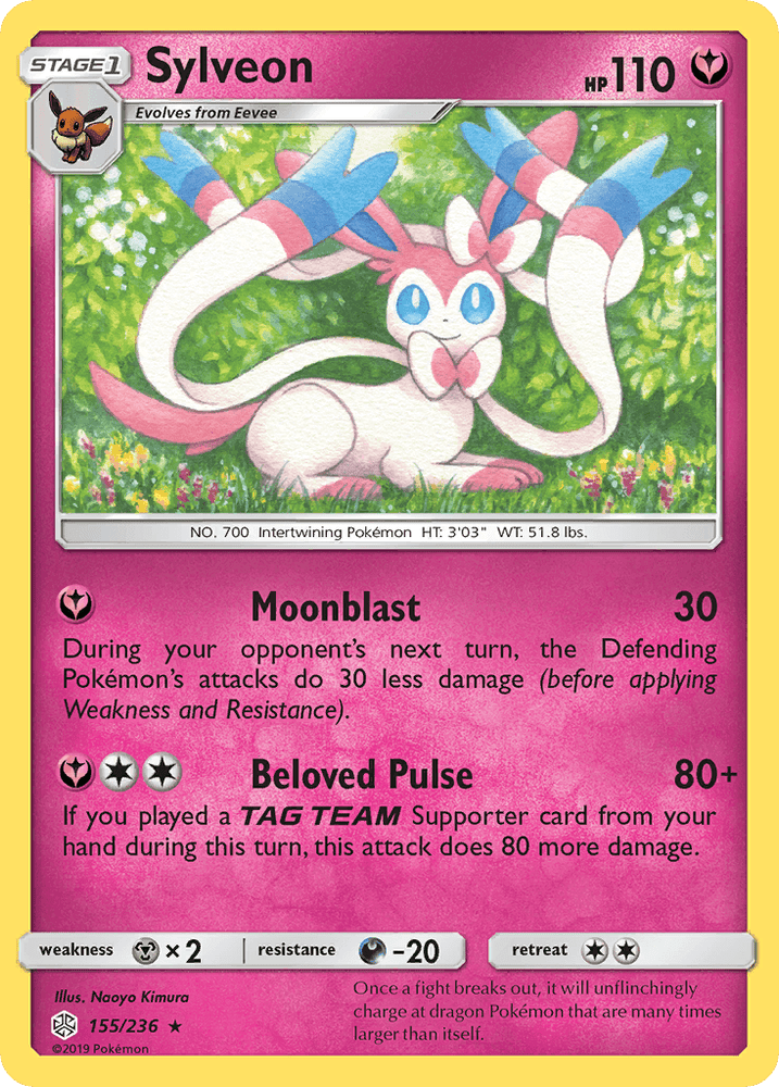 Sylveon (155/236) [Sun & Moon: Cosmic Eclipse] (Online Only)