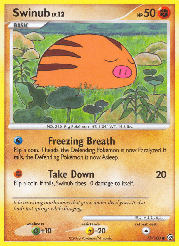 Swinub (77/100) [Diamond & Pearl: Stormfront] (Online Only)