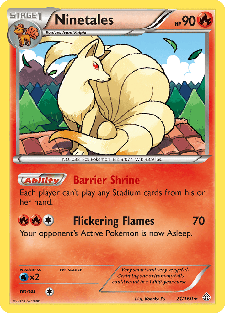 Ninetales (21/160) [XY: Primal Clash] (Online Only)