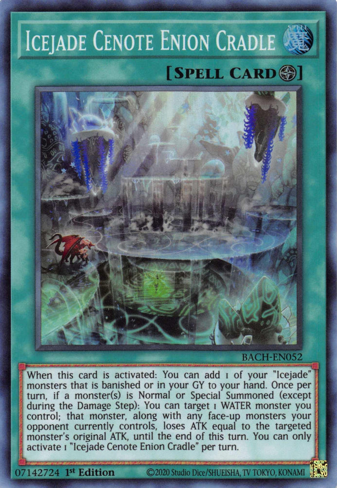 Icejade Cenote Enion Cradle [BACH-EN052] Super Rare (ONLINE ORDER ONLY)