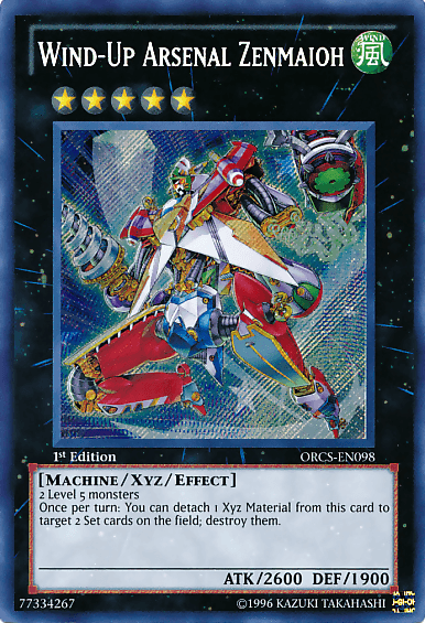 Wind-Up Arsenal Zenmaioh [ORCS-EN098] Secret Rare (ONLINE ORDER ONLY)