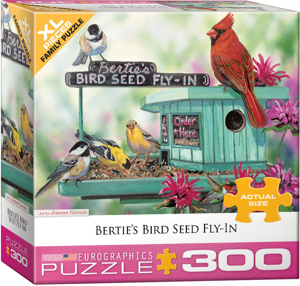 Puzzle: Family Oversize Puzzles - Bertie's Bird Seed Fly-In (ONLINE ORDER ONLY)
