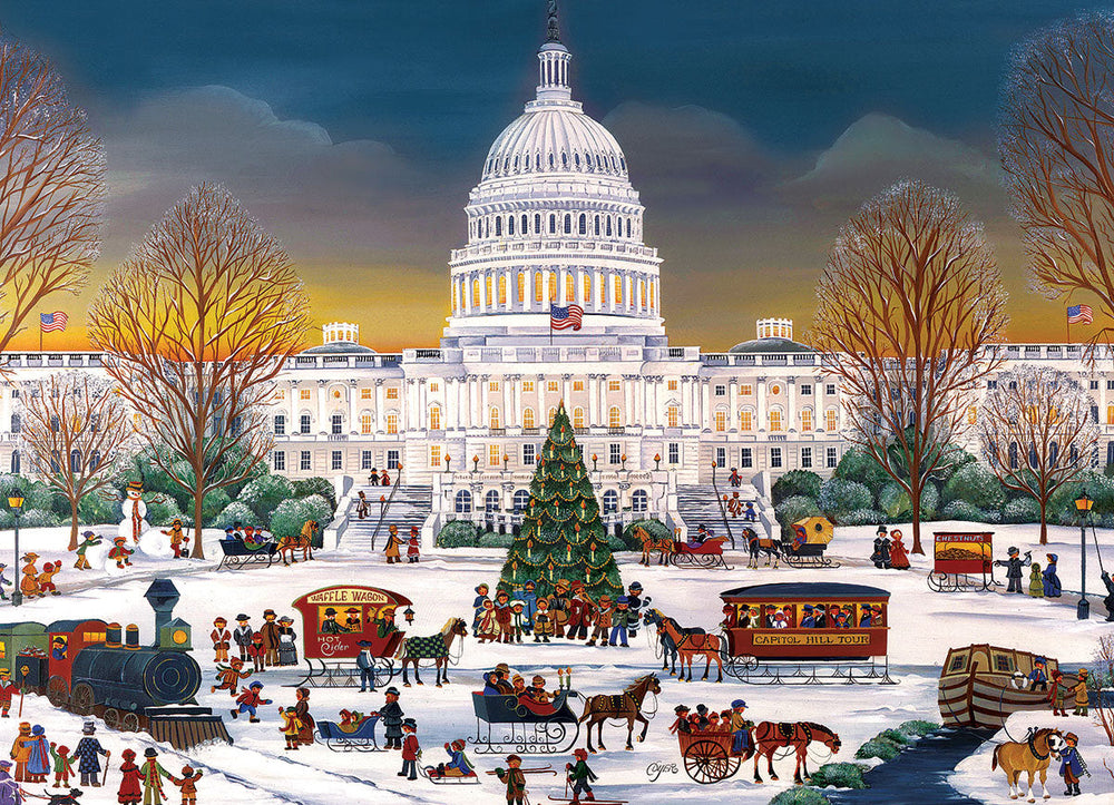 Puzzle: Variety 300 Pieces - Christmas at the Capitol