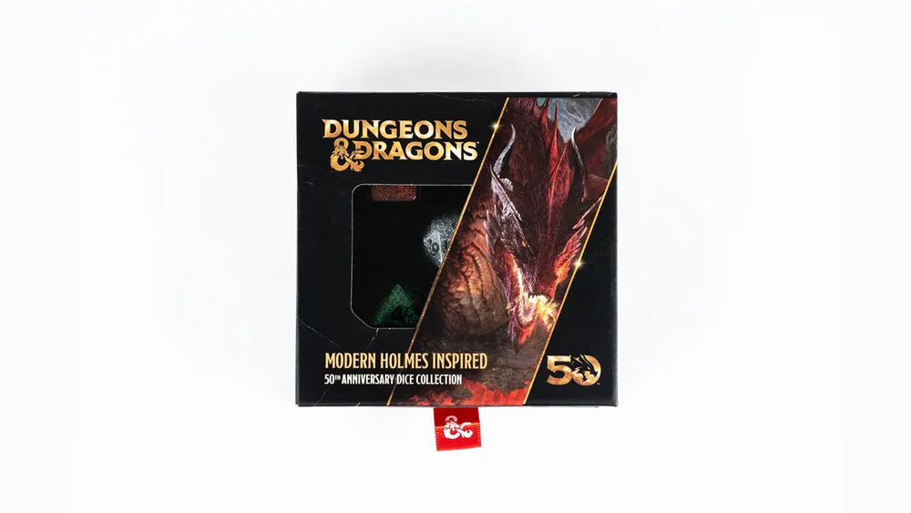 D&D 50th Anniversary Modern Holmes Inspired Dice Set (ONLINE ORDER ONLY)