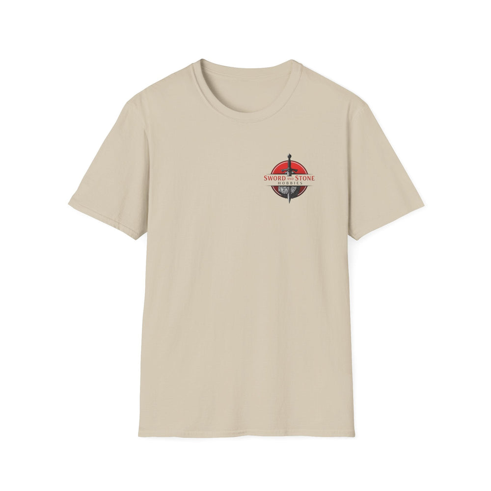 Sword and Stone Hobbies Logo T-Shirt - Sand (ONLINE ORDER ONLY)