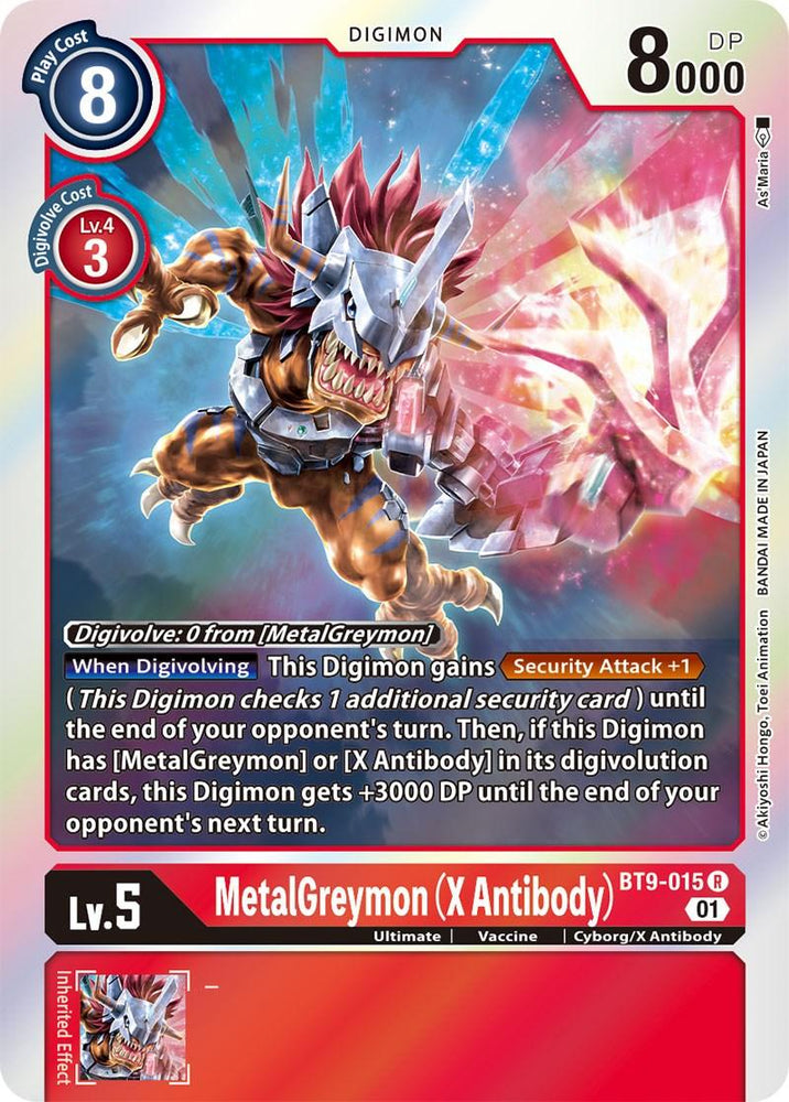 MetalGreymon (X Antibody) [BT9-015] [X Record] (ONLINE ORDER ONLY)