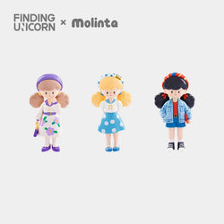 Finding Unicorn Molinta Retro Girls Series Blind Box (1 Blind Box) (ONLINE ORDER ONLY)