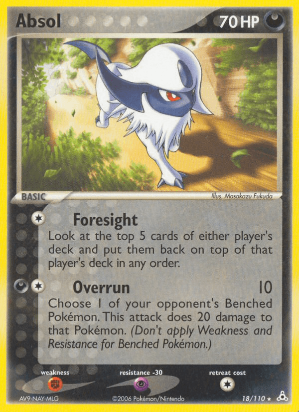 Absol (18/110) [EX: Holon Phantoms] (Online Only)