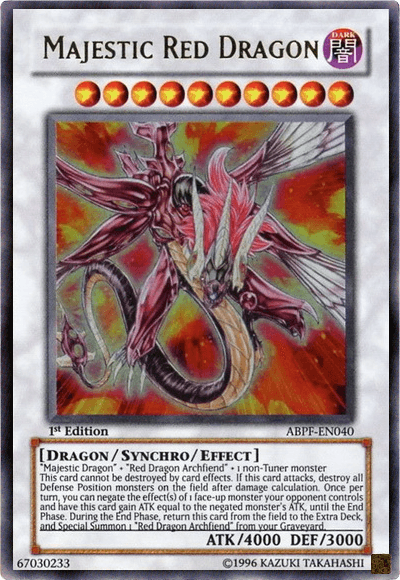 Majestic Red Dragon [ABPF-EN040] Ultra Rare (ONLINE ORDER ONLY)