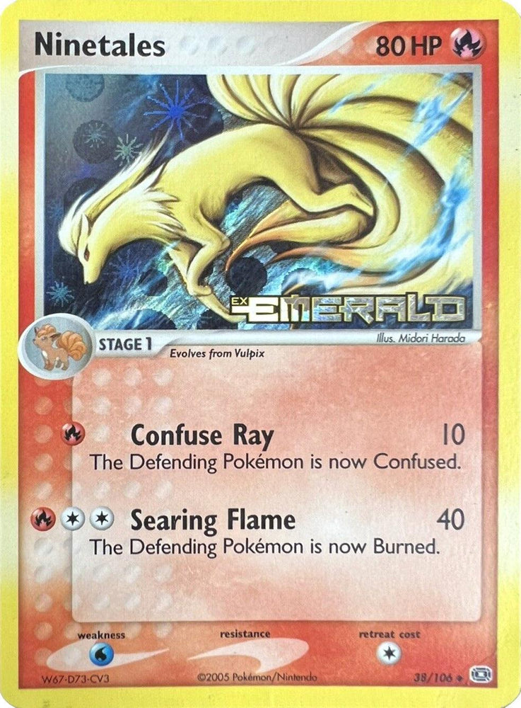 Ninetales (38/106) (Stamped) [EX: Emerald] (Online Only)