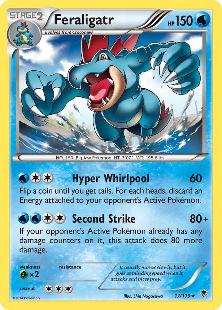 Feraligatr (17/119) [XY: Phantom Forces] (Online Only)