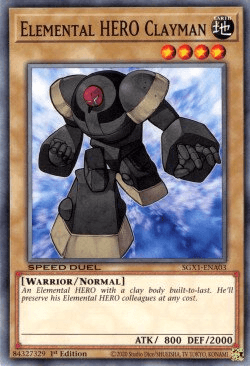 Elemental HERO Clayman [SGX1-ENA03] Common (ONLINE ORDER ONLY)