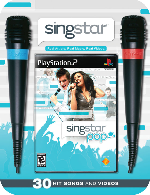 SingStar Pop with Microphone (Playstation 2) (Online Only)