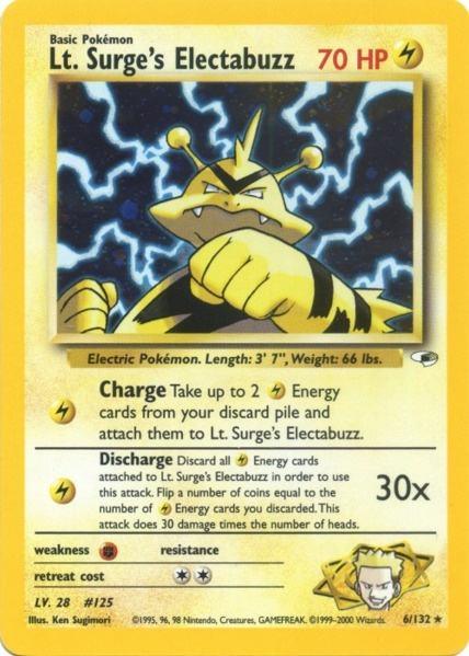 Lt. Surge's Electabuzz (6/132) [Gym Heroes Unlimited] (Online Only)