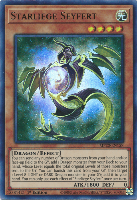 Starliege Seyfert [MP20-EN158] Ultra Rare (ONLINE ORDER ONLY)