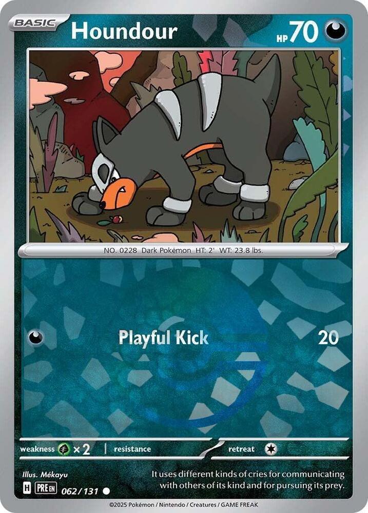 Houndour (062/131) (Poke Ball Pattern) [Scarlet & Violet: Prismatic Evolutions] (Online Only)
