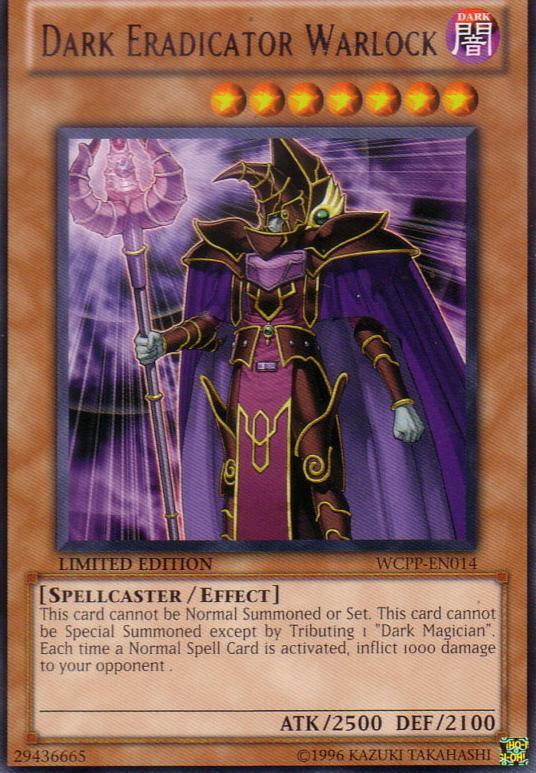 Dark Eradicator Warlock [WCPP-EN014] Rare (ONLINE ORDER ONLY)