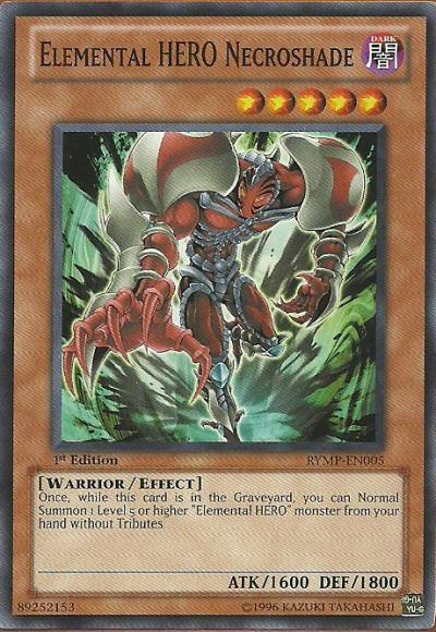 Elemental HERO Necroshade [RYMP-EN005] Common (ONLINE ORDER ONLY)