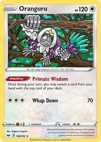 Oranguru (148/202) (Theme Deck Exclusive) [Sword & Shield: Base Set] (Online Only)