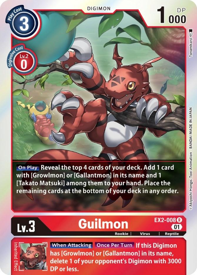 Guilmon [EX2-008] [Digital Hazard] (ONLINE ORDER ONLY)