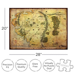 Aquarius Puzzles: The Hobbit Map (ONLINE ORDER ONLY)