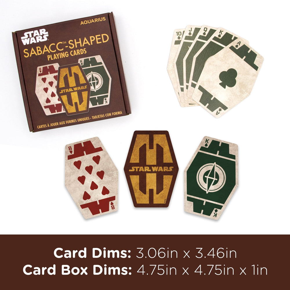 Aquarius Playing Cards: Star Wars - Sabacc Shaped Cards (ONLINE ORDER ONLY)