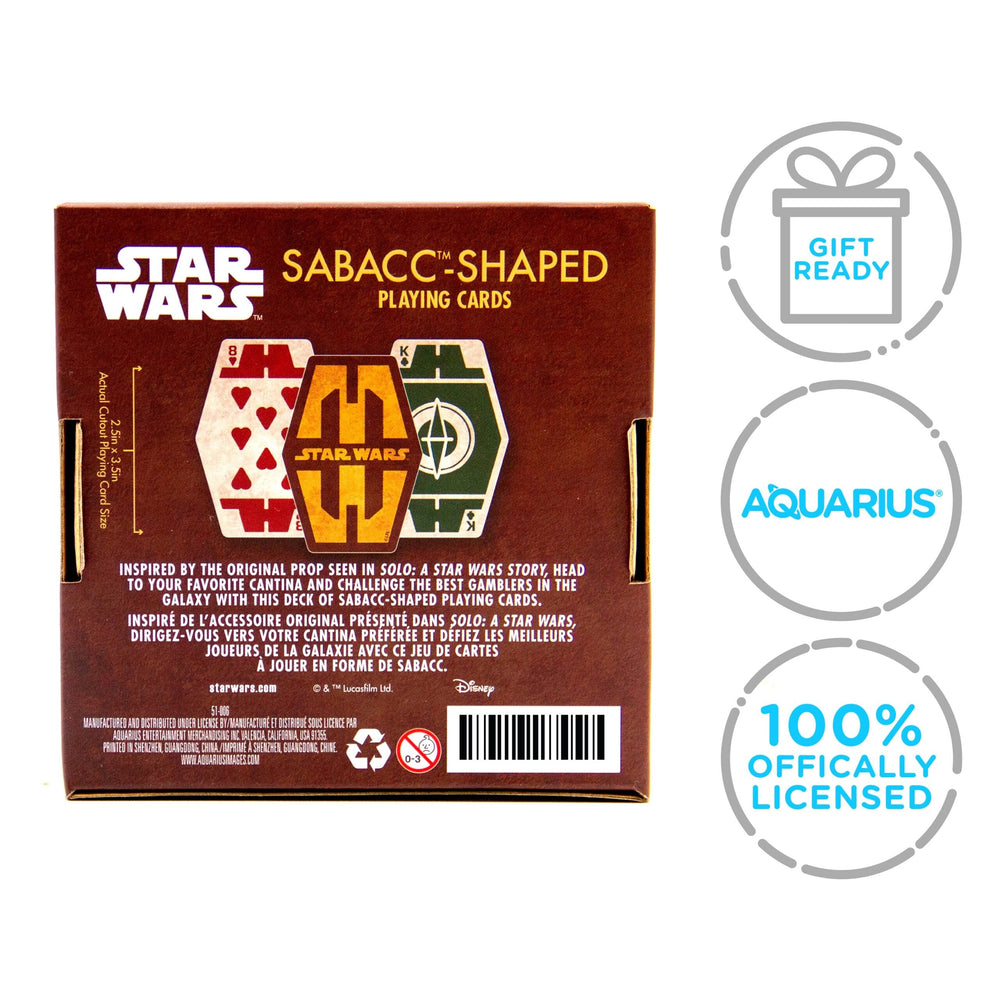 Aquarius Playing Cards: Star Wars - Sabacc Shaped Cards (ONLINE ORDER ONLY)