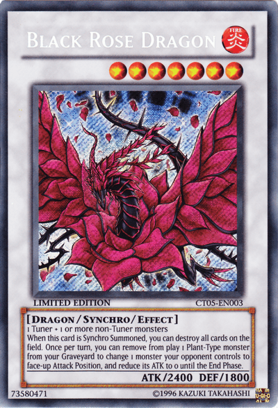 Black Rose Dragon [CT05-EN003] Secret Rare (ONLINE ORDER ONLY)