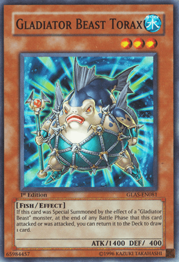 Gladiator Beast Torax [GLAS-EN081] Super Rare (ONLINE ORDER ONLY)